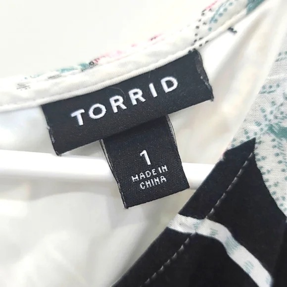 Torrid Floral Challis Midi Dress - Picture 4 of 7